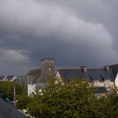orage à Saint Brieuc